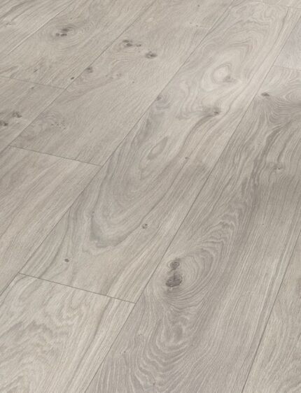 Panele laminowane PARADOR Basic 400, 4V Dąb Naturalny Szary AC4 8mm 24h PREMIUM
