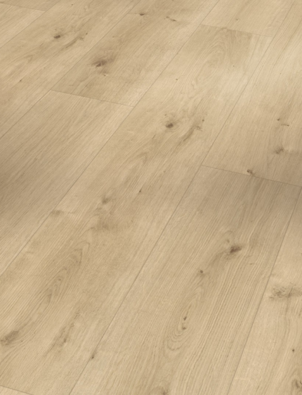 Panele PARADOR Modular ONE Hydron Wide plank, 4V Dąb Pure Jasny 5,5mm 100% wodoodporny PREMIUM
