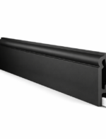 Listwa przypodłogowa czarna Premium Floor DUROFIT PF082B 2,4m 8cm - obrazek 2