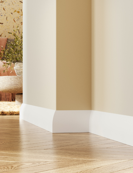 Listwa przypodłogowa biała Premium Floor DUROFIT PF083 2,4m 8cm
